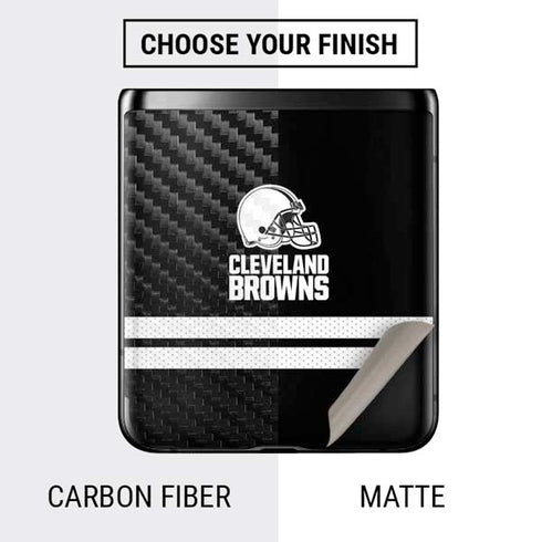 NFL Cleveland Browns Shutout Galaxy Z Flip Skin