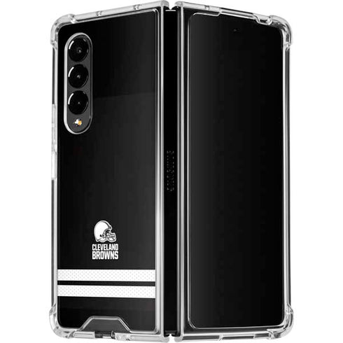 NFL Cleveland Browns Shutout Galaxy Z Fold4 5G Clear Case