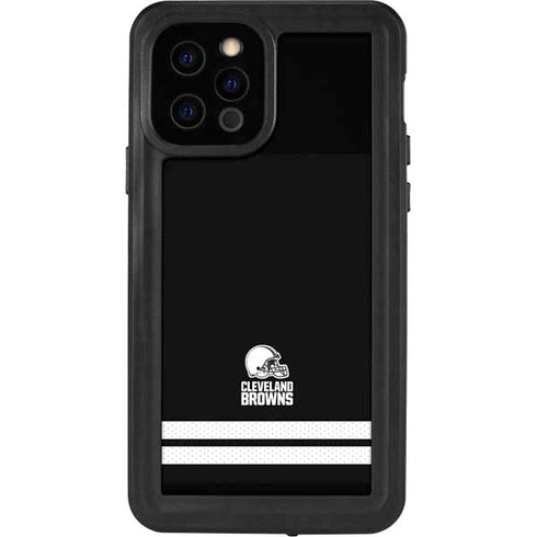NFL Cleveland Browns Shutout iPhone 12 Pro Waterproof Case