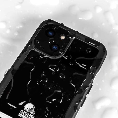 NFL Cleveland Browns Shutout iPhone 15 Waterproof Case