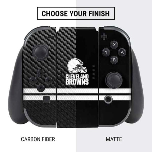NFL Cleveland Browns Shutout Nintendo Switch Bundle Skin