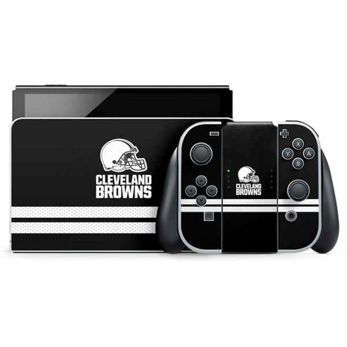 NFL Cleveland Browns Shutout Nintendo Switch OLED (2021) Skin