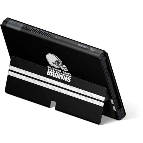 NFL Cleveland Browns Shutout Nintendo Switch OLED (2021) Skin