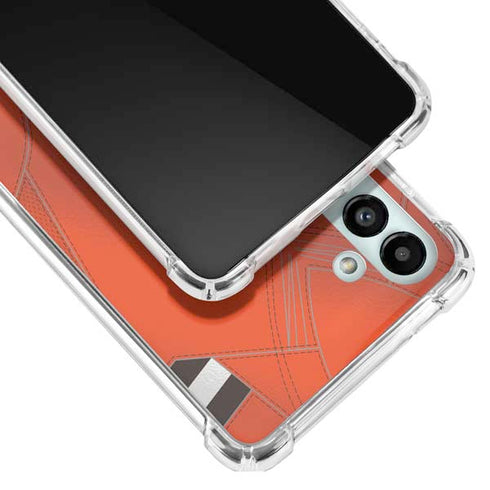 NFL Cleveland Browns Team Jersey Galaxy A13 5G Clear Case