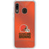 NFL Cleveland Browns Team Jersey Galaxy A20 Clear Case