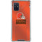 NFL Cleveland Browns Team Jersey Galaxy A71 5G Clear Case