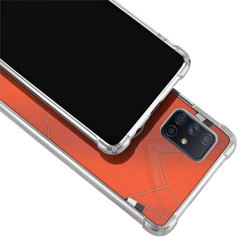 NFL Cleveland Browns Team Jersey Galaxy A71 5G Clear Case