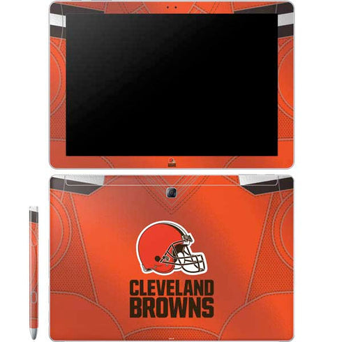NFL Cleveland Browns Team Jersey Galaxy Book 12in Skin