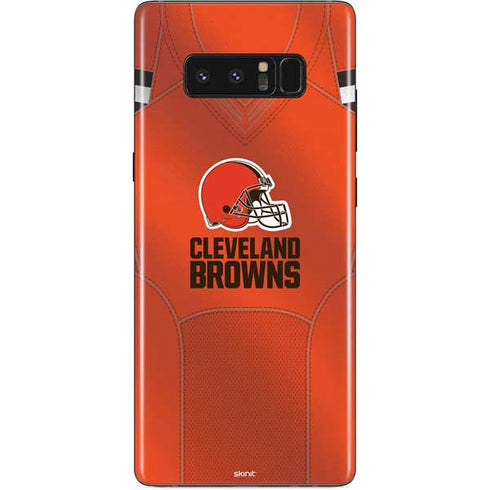 NFL Cleveland Browns Team Jersey Galaxy Note 8 Skin