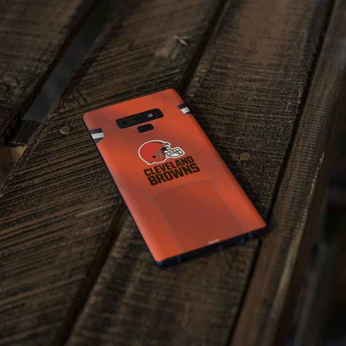 NFL Cleveland Browns Team Jersey Galaxy Note 9 Skin