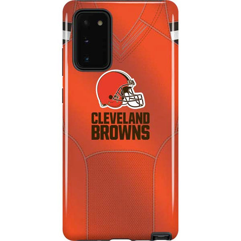NFL Cleveland Browns Team Jersey Galaxy Note20 5G Pro Case
