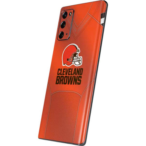 NFL Cleveland Browns Team Jersey Galaxy Note20 5G Skin