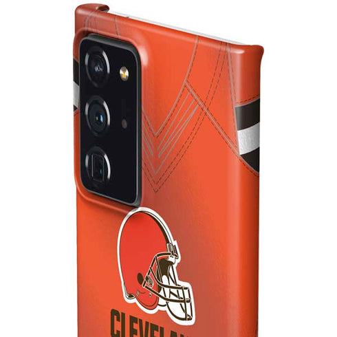 NFL Cleveland Browns Team Jersey Galaxy Note20 Ultra 5G Lite Case