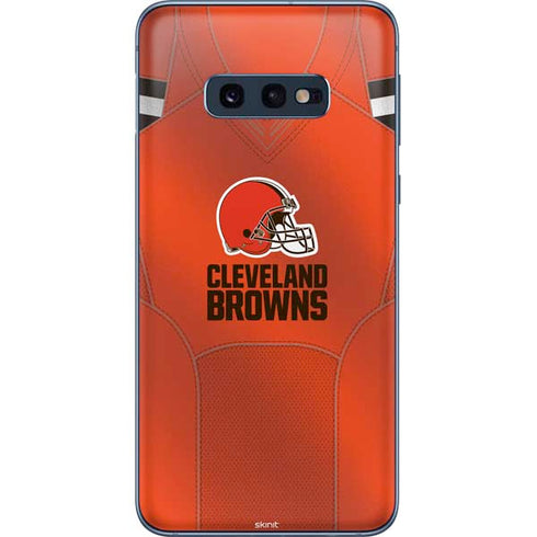 NFL Cleveland Browns Team Jersey Galaxy S10e Skin