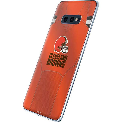 NFL Cleveland Browns Team Jersey Galaxy S10e Skin
