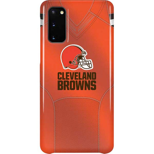 NFL Cleveland Browns Team Jersey Galaxy S20 Lite Case