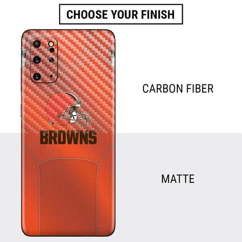 NFL Cleveland Browns Team Jersey Galaxy S20 Plus Skin