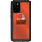 NFL Cleveland Browns Team Jersey Galaxy S20 Plus Waterproof Case