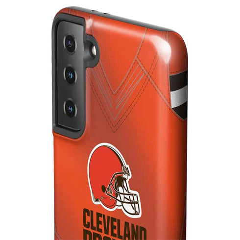 NFL Cleveland Browns Team Jersey Galaxy S21 Plus 5G Pro Case