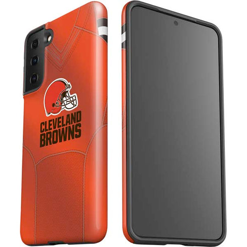 NFL Cleveland Browns Team Jersey Galaxy S21 Plus 5G Pro Case