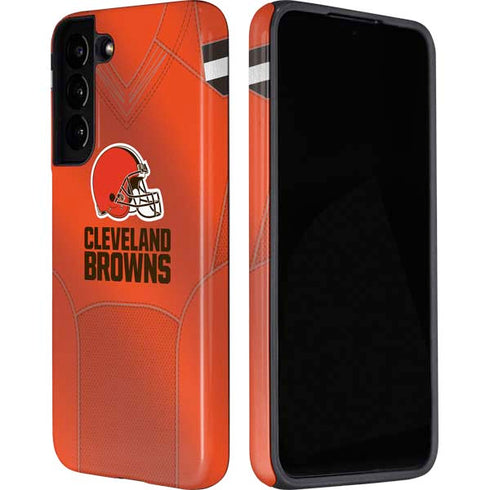 NFL Cleveland Browns Team Jersey Galaxy S22 Plus Pro Case