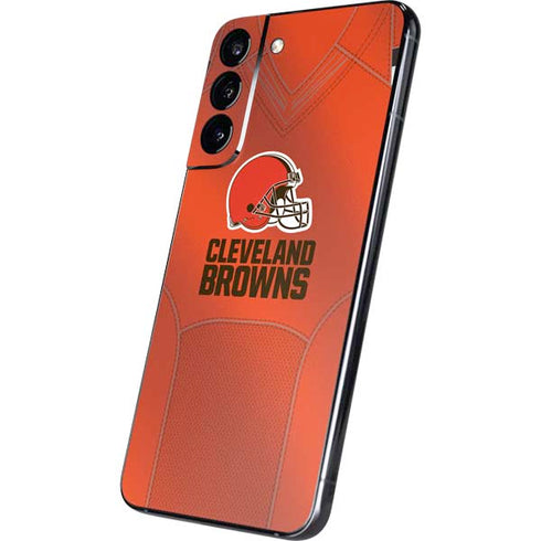 NFL Cleveland Browns Team Jersey Galaxy S22 Plus Skin