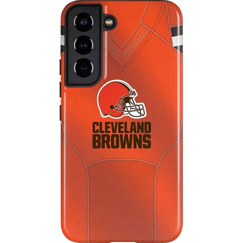 NFL Cleveland Browns Team Jersey Galaxy S22 Pro Case