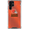 NFL Cleveland Browns Team Jersey Galaxy S22 Ultra Clear Case