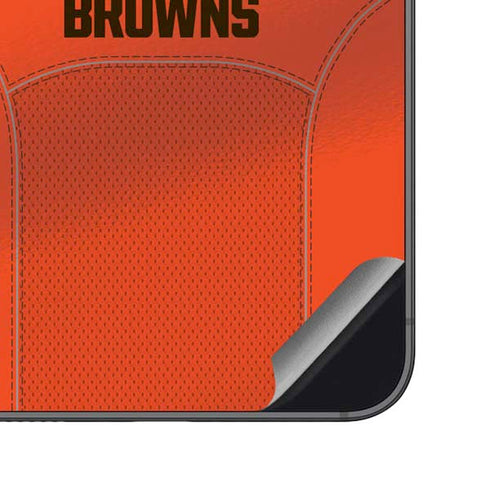 NFL Cleveland Browns Team Jersey Galaxy S23 FE Skin