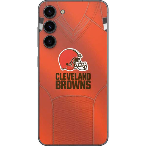NFL Cleveland Browns Team Jersey Galaxy S23 Plus Skin