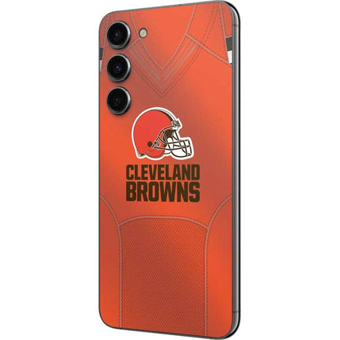 NFL Cleveland Browns Team Jersey Galaxy S23 Plus Skin