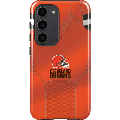 NFL Cleveland Browns Team Jersey Galaxy S23 Pro Case