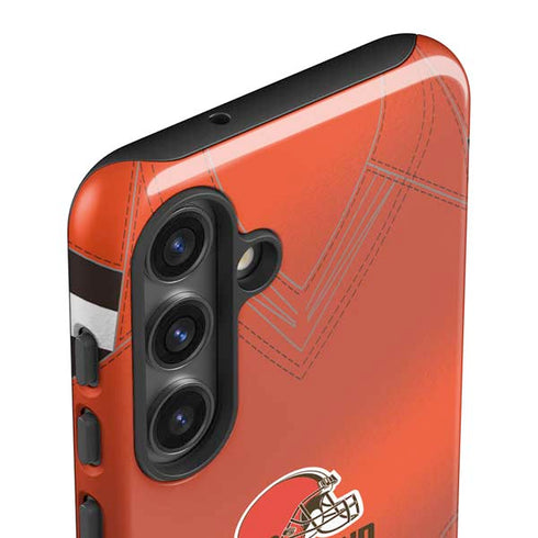 NFL Cleveland Browns Team Jersey Galaxy S24 Impact Case