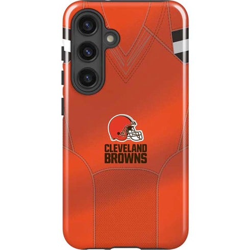NFL Cleveland Browns Team Jersey Galaxy S24 Plus Impact Case