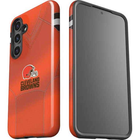 NFL Cleveland Browns Team Jersey Galaxy S24 Plus Impact Case