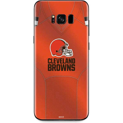 NFL Cleveland Browns Team Jersey Galaxy S8 Plus Skin