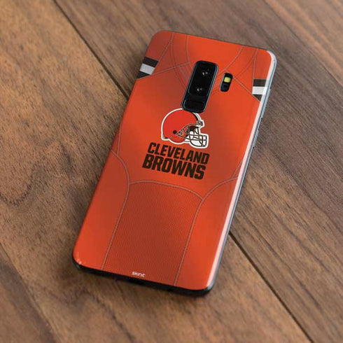 NFL Cleveland Browns Team Jersey Galaxy S9 Plus Skin