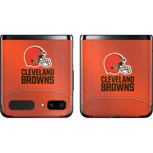 NFL Cleveland Browns Team Jersey Galaxy Z Flip Skin