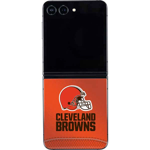 NFL Cleveland Browns Team Jersey Galaxy Z Flip5 5G Skin