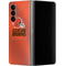 NFL Cleveland Browns Team Jersey Galaxy Z Fold4 5G Skin
