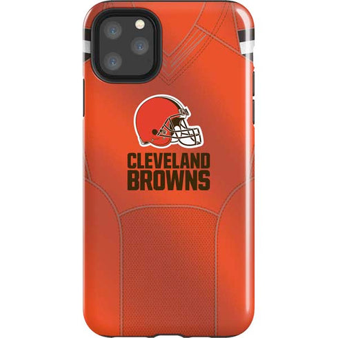 NFL Cleveland Browns Team Jersey iPhone 11 Pro Max Impact Case