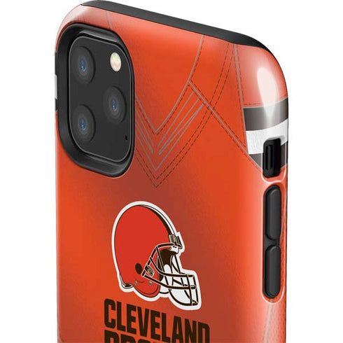 NFL Cleveland Browns Team Jersey iPhone 11 Pro Max Impact Case