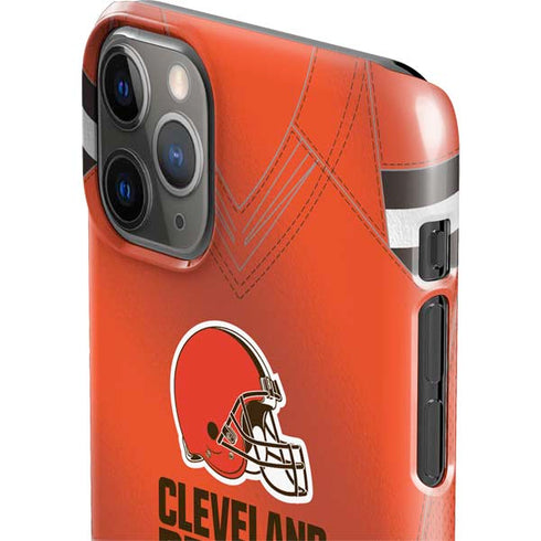 NFL Cleveland Browns Team Jersey iPhone 11 Pro Max Lite Case