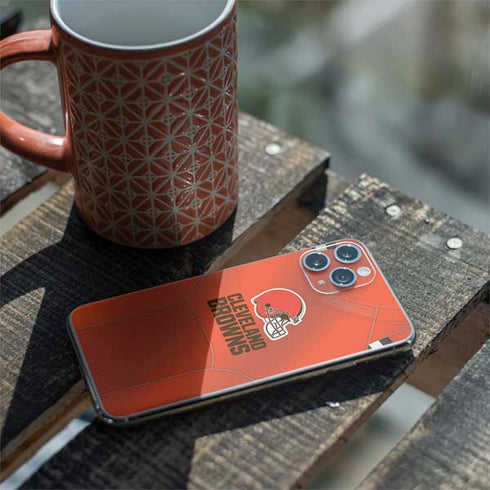 NFL Cleveland Browns Team Jersey iPhone 11 Pro Skin
