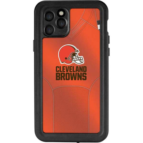 NFL Cleveland Browns Team Jersey iPhone 11 Pro Waterproof Case