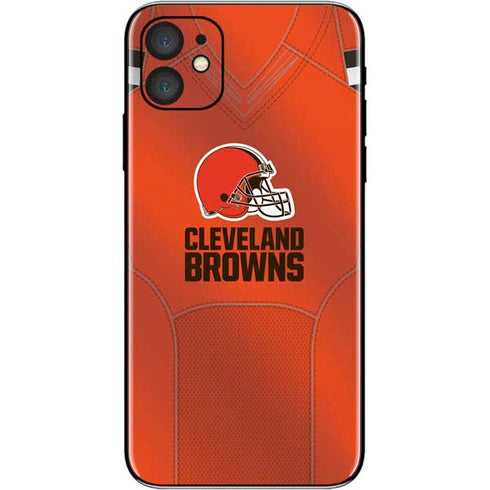 NFL Cleveland Browns Team Jersey iPhone 11 Skin