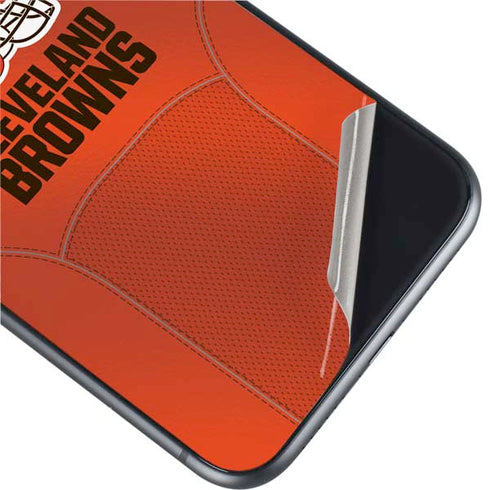 NFL Cleveland Browns Team Jersey iPhone 11 Skin