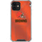 NFL Cleveland Browns Team Jersey iPhone 12 Clear Case