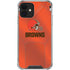 NFL Cleveland Browns Team Jersey iPhone 12 Clear Case