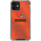 NFL Cleveland Browns Team Jersey iPhone 12 Mini Clear Case